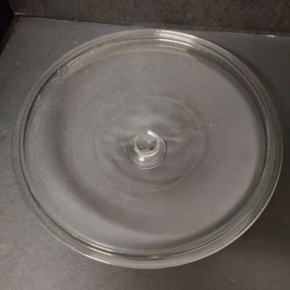 ANCHOR HOCKING MILK WHITE GLASS 1.5 QT Green Floral Pattern CASSEROLE DI… - Picture 7 of 7